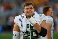 Former Oregon center Jackson Powers-Johnson